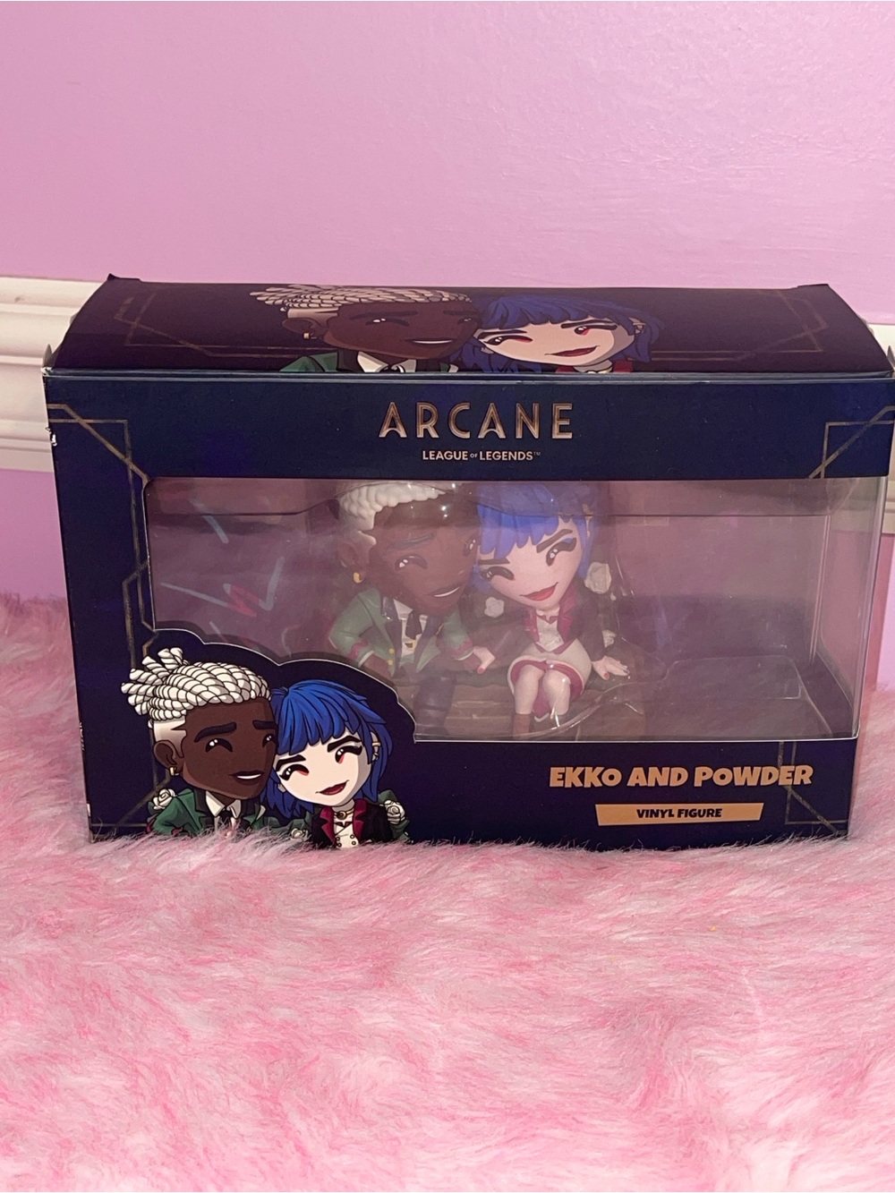 jinx powder ekko league of legends arcane youtooz vinyl figure statue timebomb